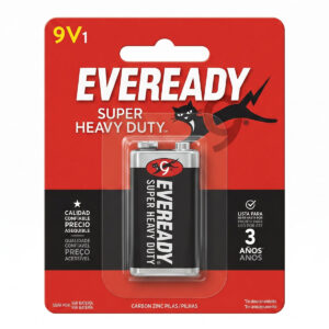 Pila Eveready Cuadrada Carbon Zinc 9V