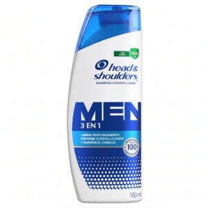 Shampoo Head & Shoulders Men 3 En 1 Control Caspa 180 Ml