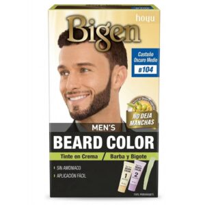 Bigen B104 Tinte Para Barba Y Bigote Castaño Oscuro Medio