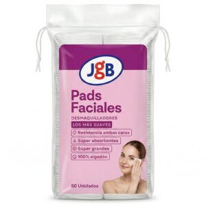 Discos Faciales Pads Jgb Algodon 50 Unidades