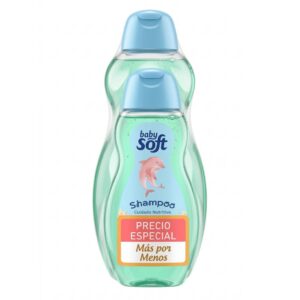 Shampoo Baby Soft Cuidado Nutritivo 400 ml + Shampoo 200 ml