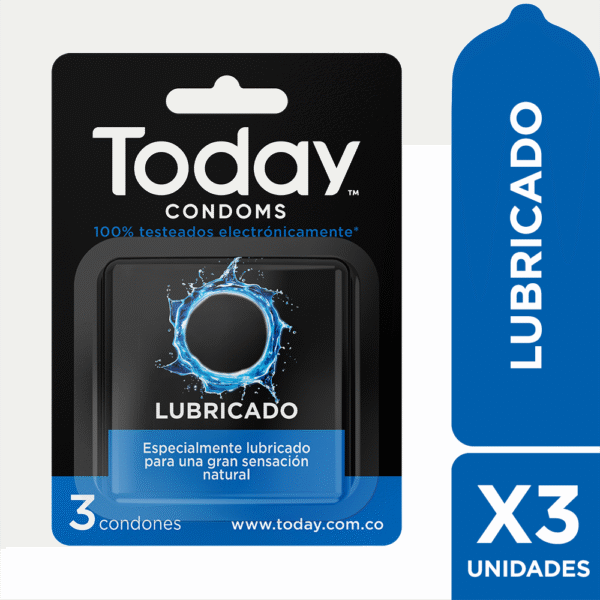 Condones Today Lubricado X 3 Unidades