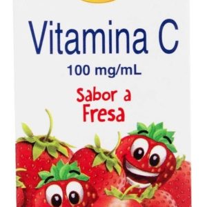 Vitamina C En Gotas Para Niños Cebión, Sabor Fresa