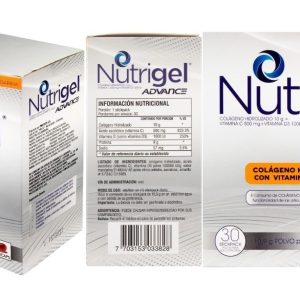 Nutrigel Advance 30 Sobres, Colágeno Hidrolizado 100%
