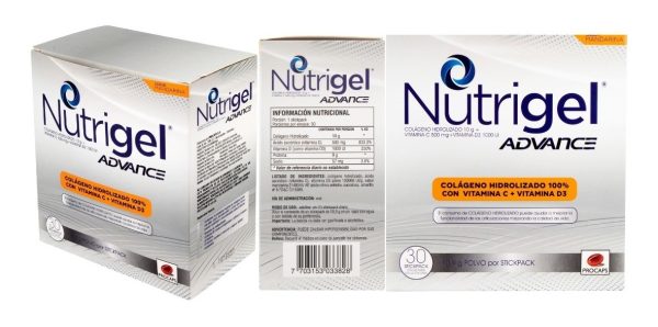 Nutrigel Advance 30 Sobres, Colágeno Hidrolizado 100%