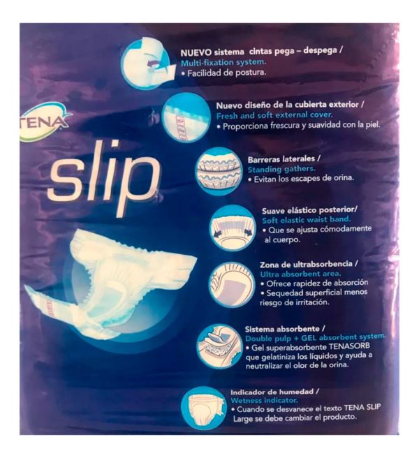 Pañal Tena Slip L Paquete De 9 Uds. Incontinencia Fuerte. - Imagen 5