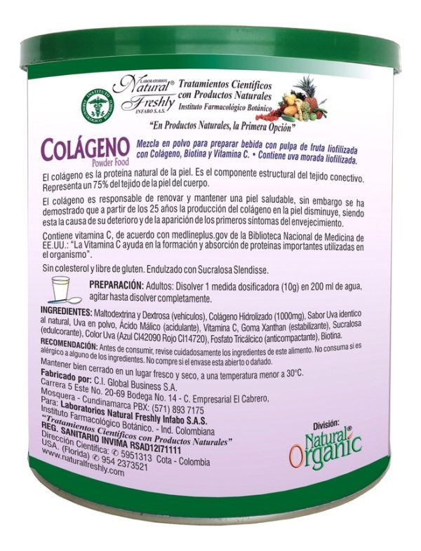 Colageno Hidrolizado Con Resveratrol Biotina 500 Gr - Imagen 3