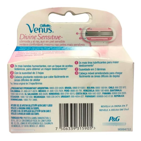 Repuesto Maquina De Afeitar Venus Divine X 2 Uds, Oferta - Imagen 2