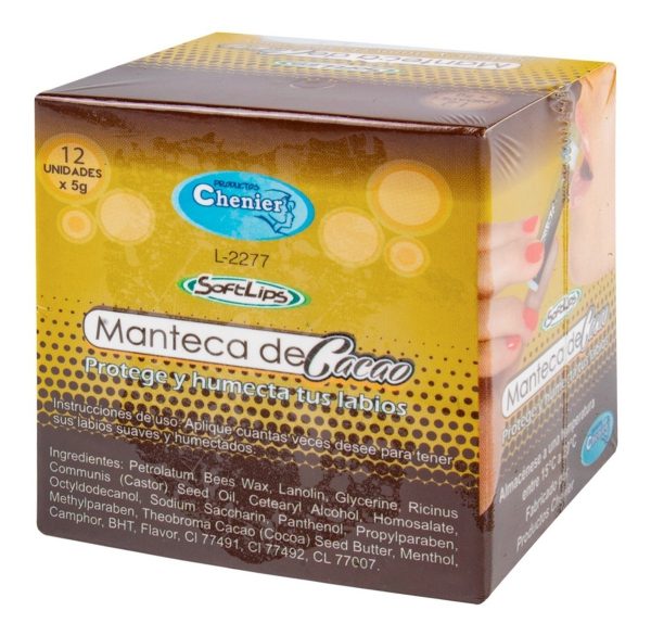 Manteca De Cacao 12 Unidades - Protege Y Humecta Tus Labios - Imagen 2