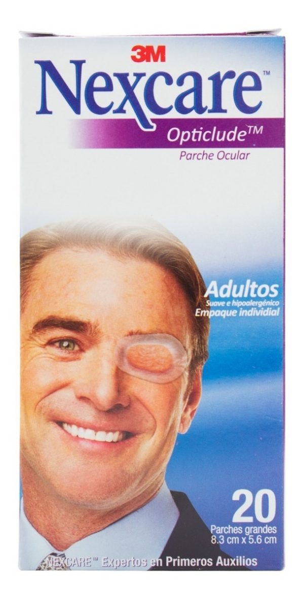 Parche Ocular 3m Nexcare Adultos 20 Unidades