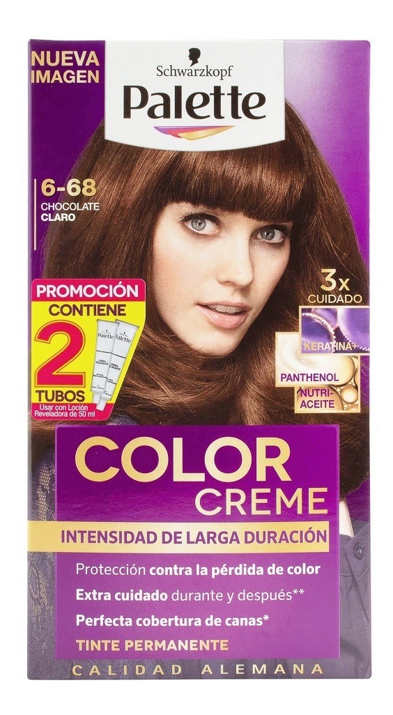 Palette 6-68 Chocolate Claro 2 Tubos