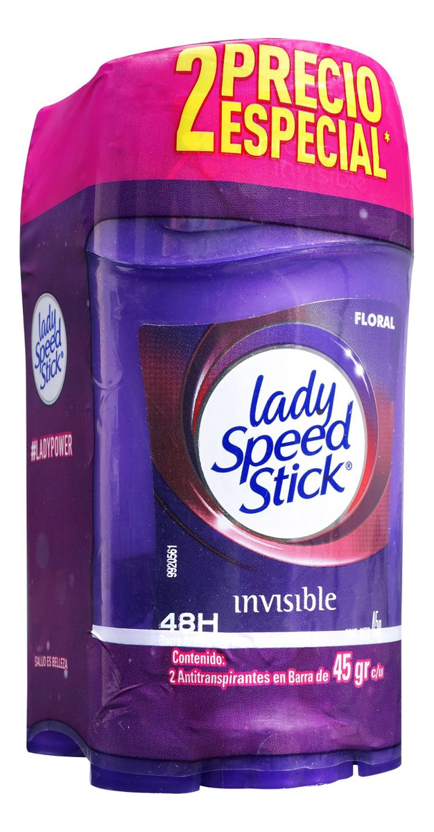 Desodorante Lady Barra Floral 45g X2