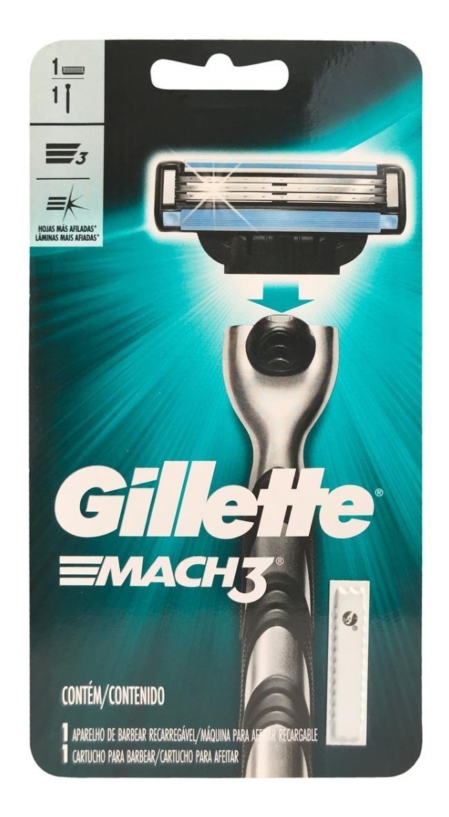 Maquina De Afeitar Gillette Mach 3