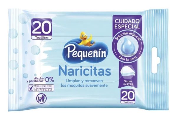 Pañitos Húmedos Pequeñín Naricitas - Para Carita De Tu Bebé