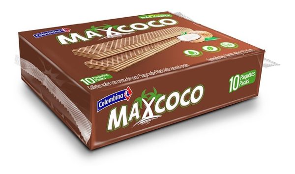 Galleta Max Coco Wafer 10 Unidades