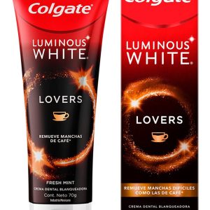 Crema Colgate Luminous White Lovers Café - Desmanchadora