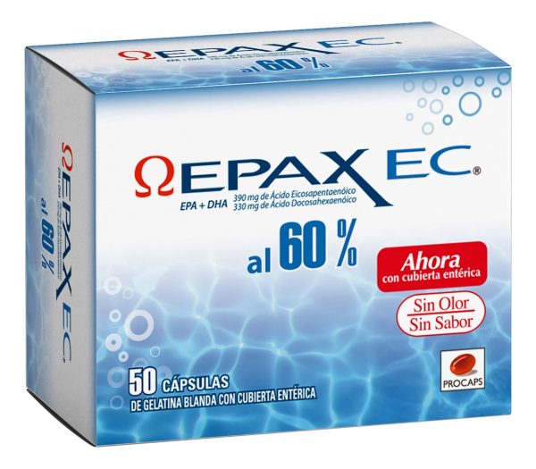 Epax Ec 50 Capsulas. Omega 3