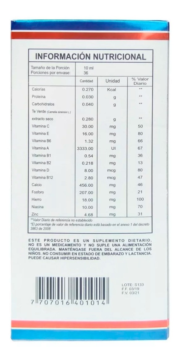 Suplemento Dietario Neurolife 360 Ml - Imagen 2