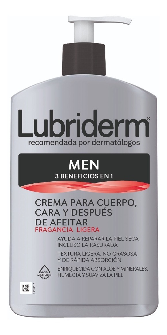 Lubriderm Men 3en1. Bálsamo Para Despúes De La Afeitada Con
