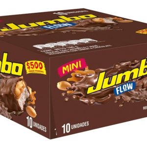 Chocolatina Jumbo Flow Leche 18g 10 Unidades