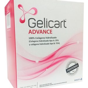 Gelicart Advance 30 Sobres Colágeno Hidrolizado + Obsequio