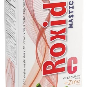 Vitamina C Roxidil Tabletas Masticables 500 Mg Fresa/naranja