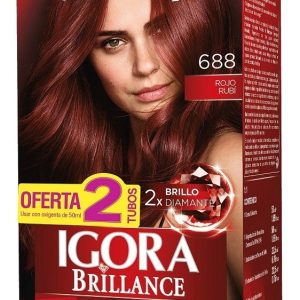 Tinte Igora Kit 688 Rojo Rubí