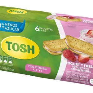 Galletas Tosh Yogurt Fresa 6 Uds