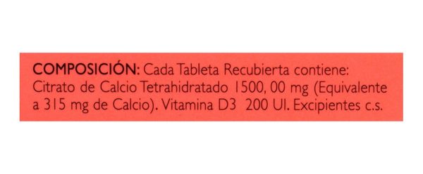 Citragel Calcio + D3 90 Tbs - Imagen 2