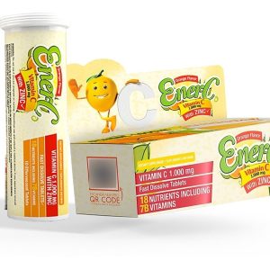Vitamina C Efervecente 10 Tabletas Ener-c 1000 Mg