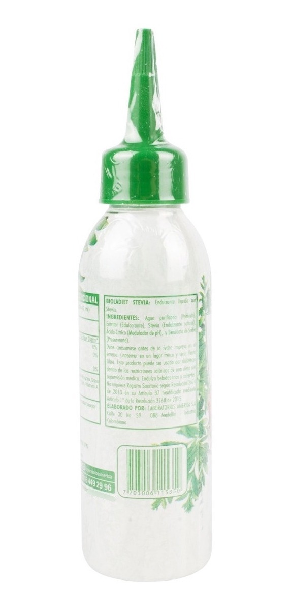 Stevia Liquida 120ml. Endulzante Para Diabeticos. - Imagen 2
