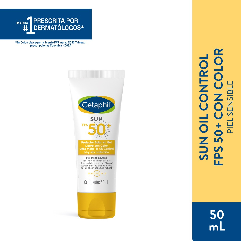 Bloqueador Solar Muy Alta Protección Cetaphil Sun Gel 50ml - Imagen 2