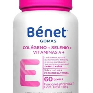 Colágeno Selenio Vitamina E 60 Gomas Benet