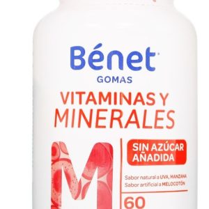 Gomas Benet Vitaminas Y Minerales - Sin Azúcar 60 Unidades