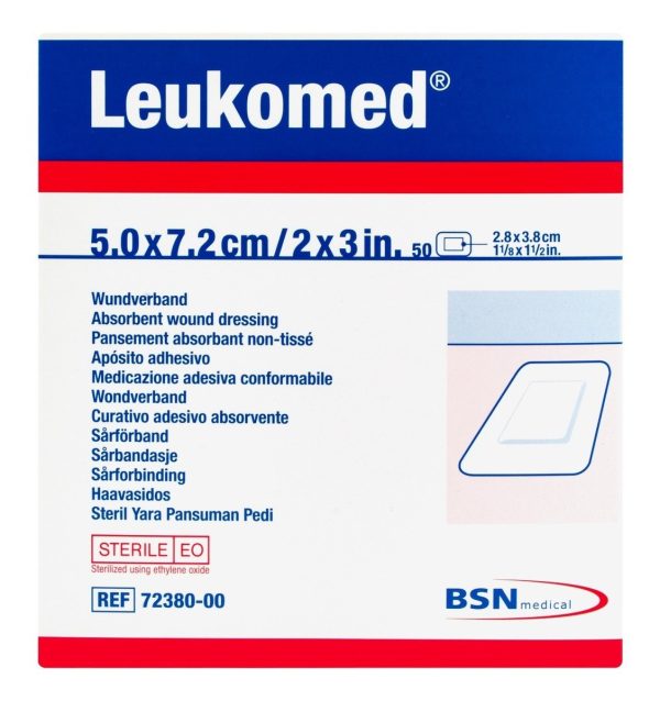 Apositos Adhesivo Leukomed 5 X 7.2 X 50 Uds - Imagen 2