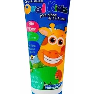 Crema Dental Para Niños Sin Fluor Oral Kids 75g (0 A 7 Años)
