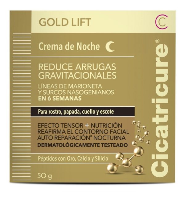 Crema Cicatricure Facial Gold Lift Noche 50gr - Imagen 3