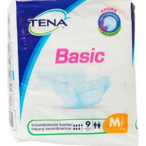 Pañales Tena Basic Mediano 9 Unidades