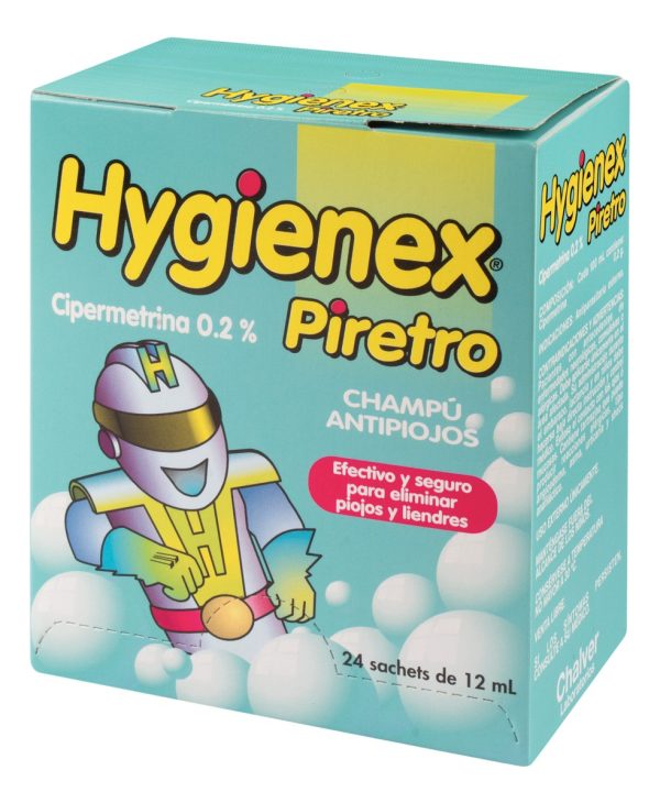 Hygienex Piretro Antipiojos 24 Sbs