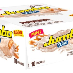 Chocolatina Jumbo Flow Blanca 18g 10 Unidades