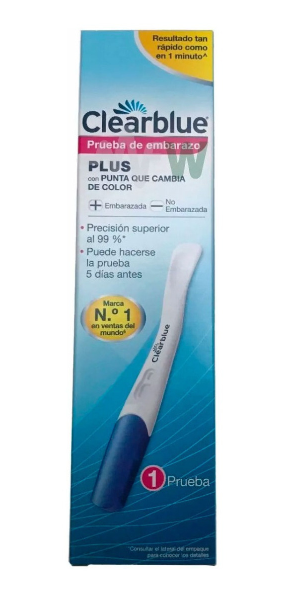 Prueba De Embarazo Clearblue Plus