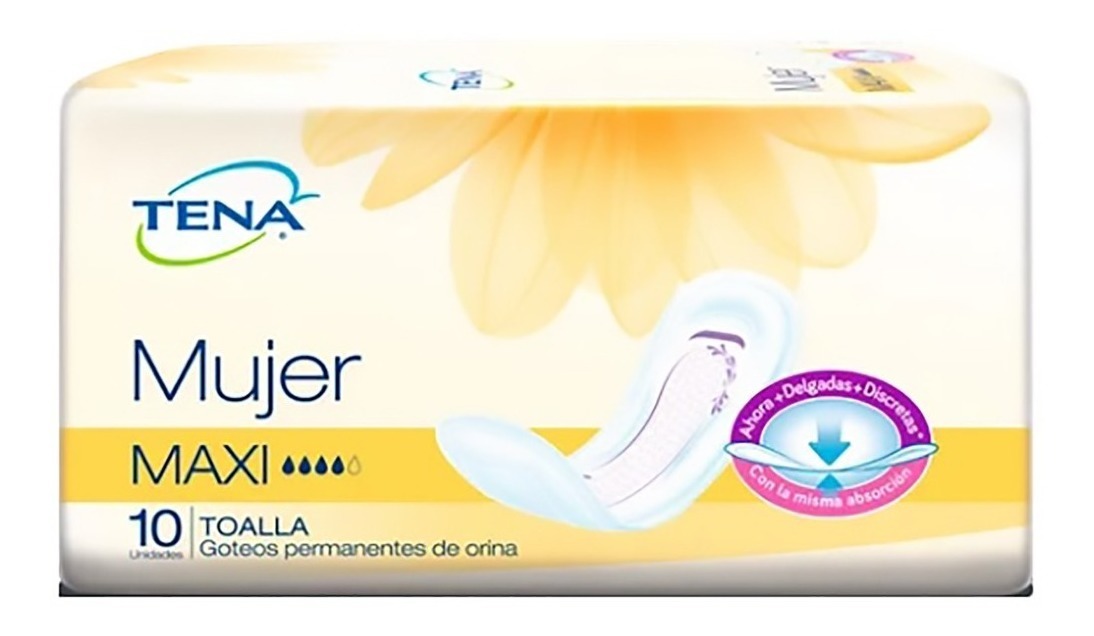 Tena Mujer Maxi 10 Und. Incontinencia Mujer