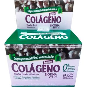 Colágeno Hidrolizado + Biotina + Vita C 12 Sobres