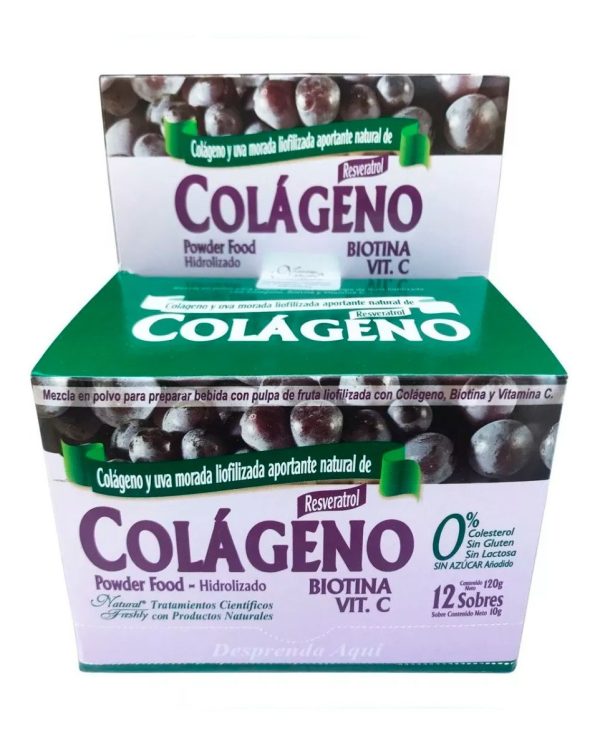 Colágeno Hidrolizado + Biotina + Vita C 12 Sobres