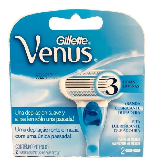 Repuesto Maquina De Afeitar Venus Original X 2 Uds, Oferta
