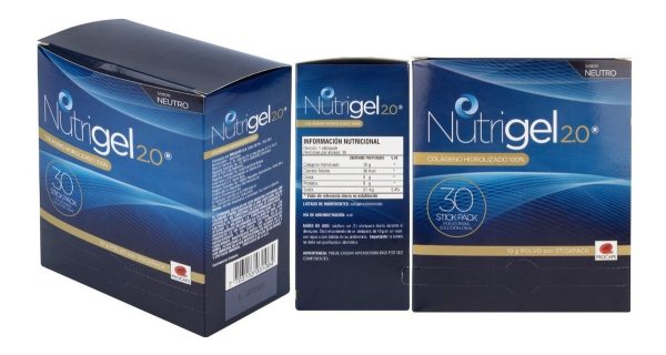 Nutrigel 2.0 30 Sobres, Colágeno Hidrolizado 100% - Imagen 2