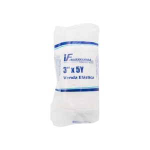 Venda Elastica Blanca 3x5 Inverfarma