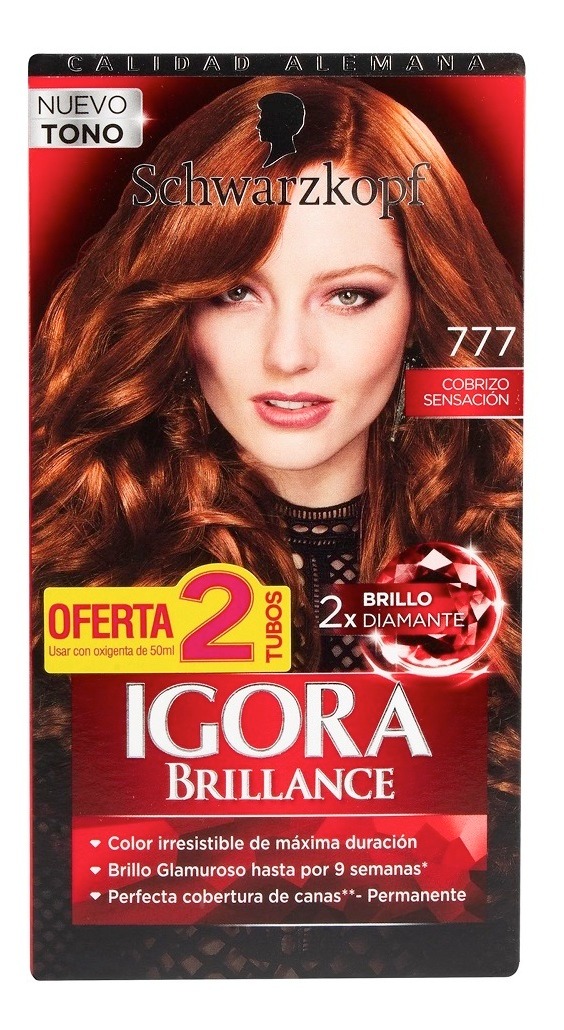 Tinte Igora 777 Cobrizo Sensación