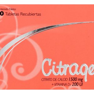 Citragel 30 Tabletas Calcio + D
