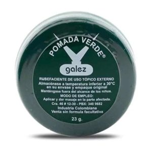 Pomada Verde Galez 23 Gr